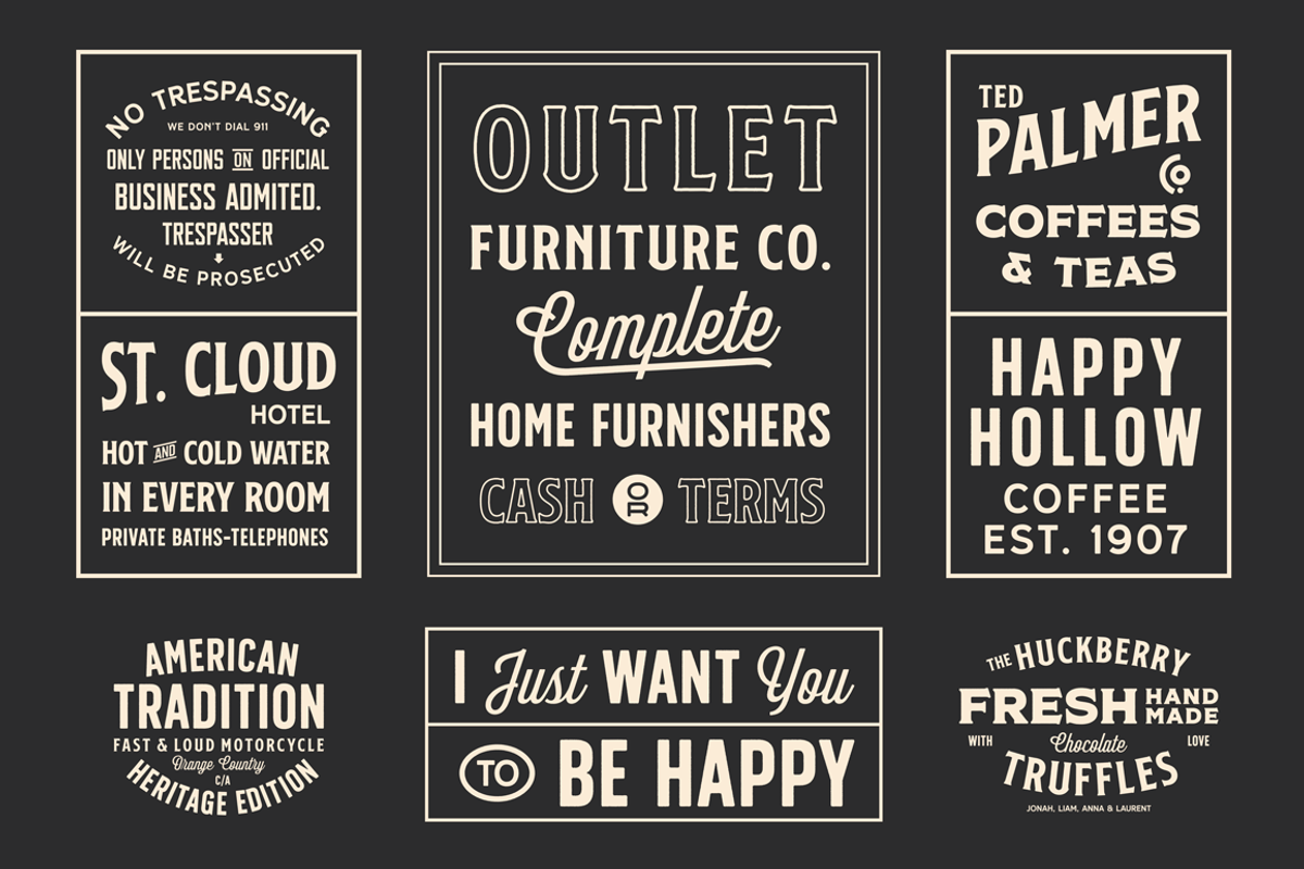 S&S Nickson Font Bundle preview 5