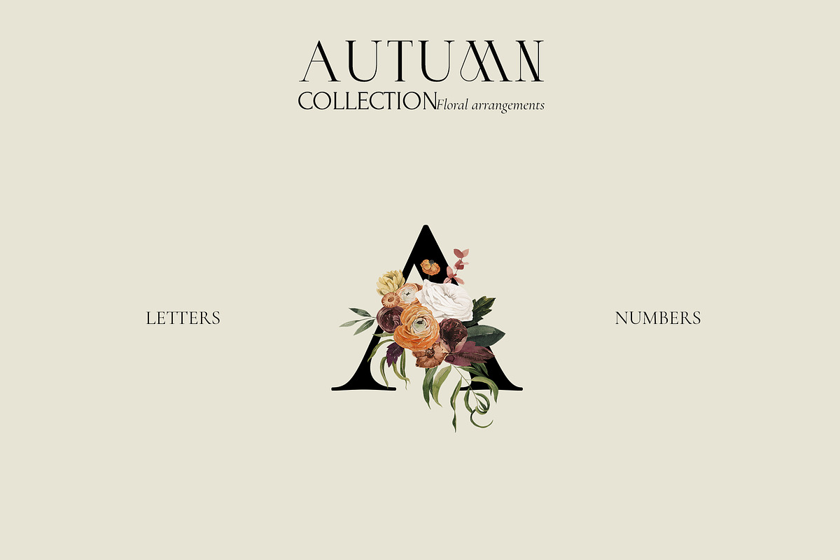 AUTUMN FLORA watercolor floral fall, a Seasonal Illustration by Lana Elanor (Photo 4 of 11)