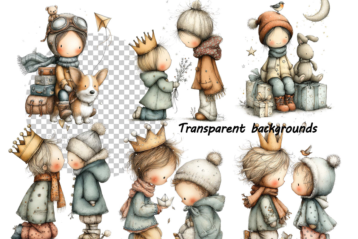 Storybook Nativity kids Clipart, an Illustration by one-touch (Photo 6 of 8)