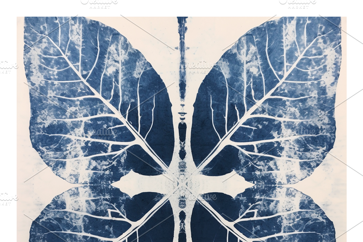 Cybo Collection · Cyanotype Botanics, a Texture Illustration by milatovar (Photo 7 of 19)