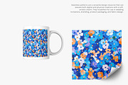 abstract floral seamless pattern, a Pattern Graphic by Pink Studio Art (Thumbnail 3 of 5)