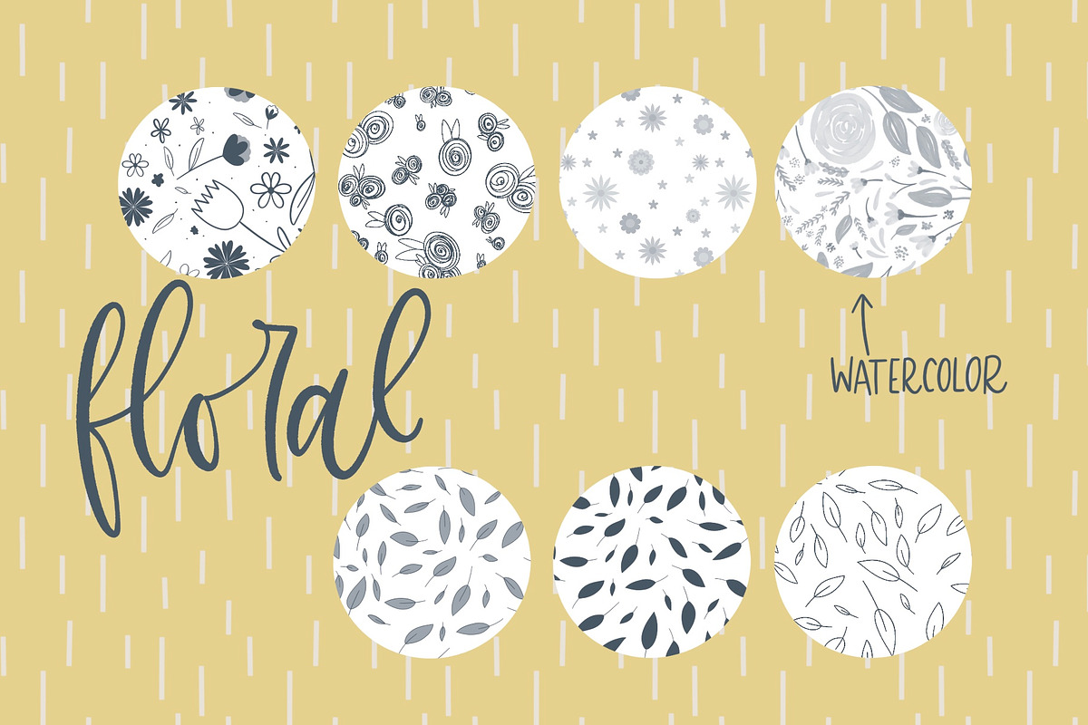 Procreate Pattern Brushes, a Brush Add-On by michalhirt (Photo 2 of 8)
