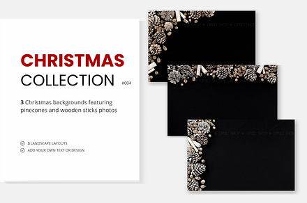 Christmas backgrounds collection 4