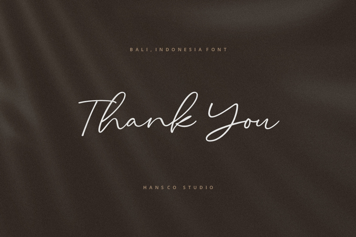 Bali Indonesia Font Handwriting, a Handwritten Font by Burhan Afif (Photo 10 of 10)