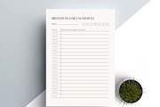 Simple Birth Plan Template, Editable, a Print Template by BrushstrokeArtGB (Thumbnail 4 of 5)
