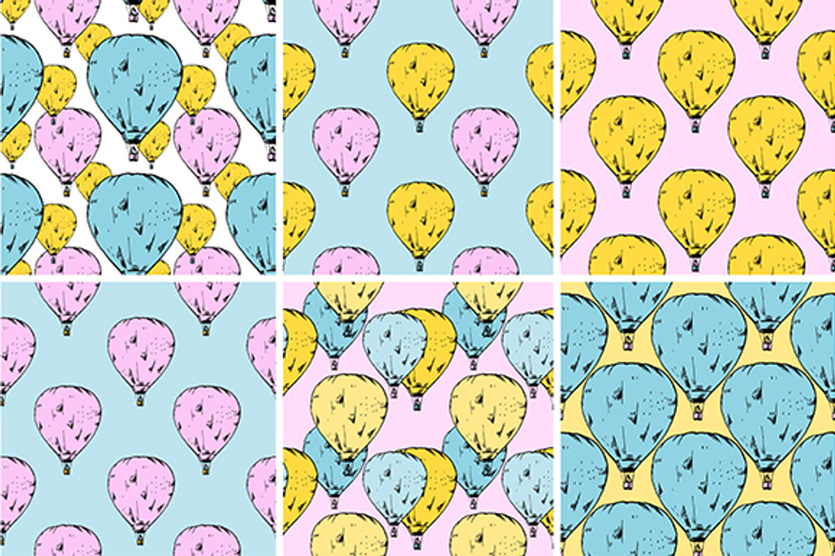 AIR BALLOON, a Pattern Graphic by Tanya Akhmett (Photo 4 of 4)
