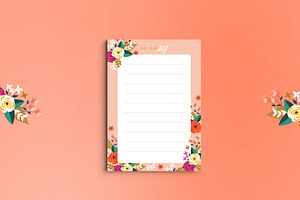 Peony Stationery Set