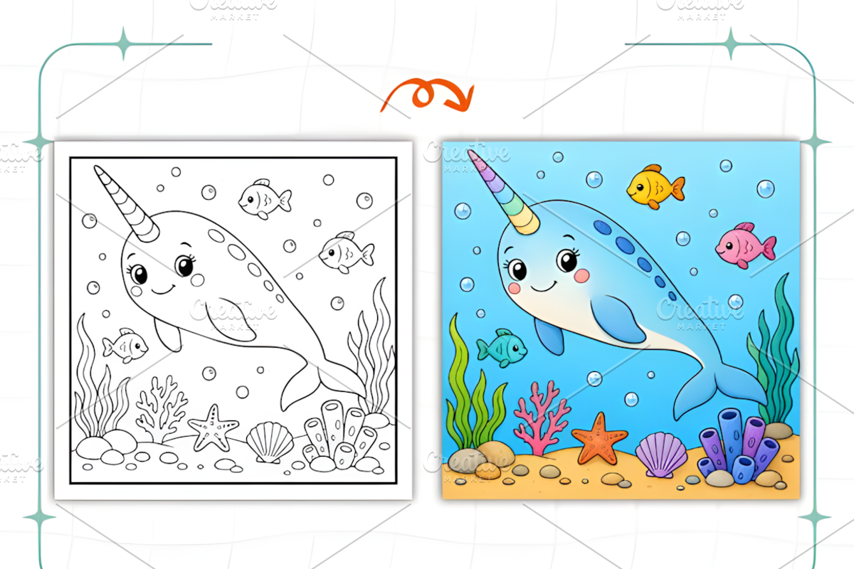 Arctic Animals Coloring Book, an Animal Illustration by Coco Bloom (Photo 5 of 7)