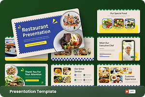 Bitebliss - Restaurant Food, a Presentation Template by GraphauseProject