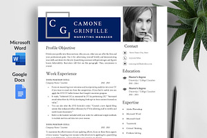 Modern Resume Template/ CV