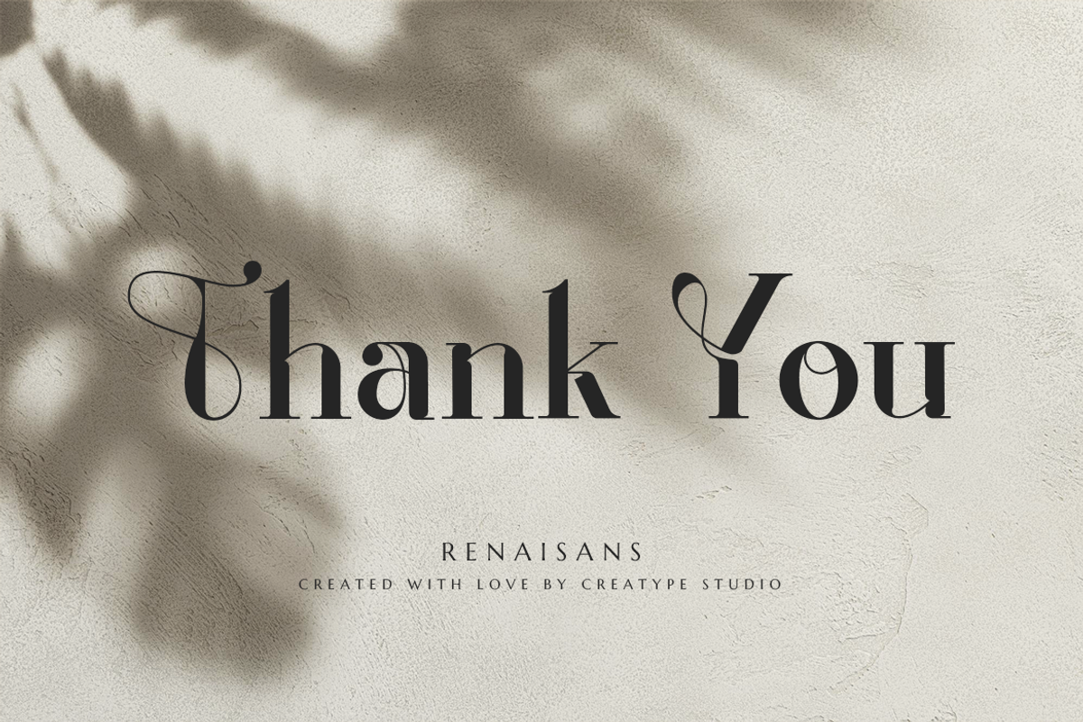Renaisans Sans Modern Serif, a Serif Font by Creatype Studio (Photo 10 of 10)