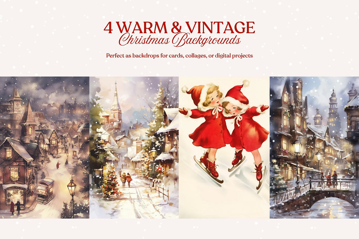 Vintage Christmas Collage Elements, an Object Graphic by Design Alchemy Studio (Photo 7 of 10)