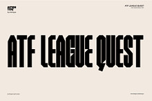 ATF League Quest - Sports Font