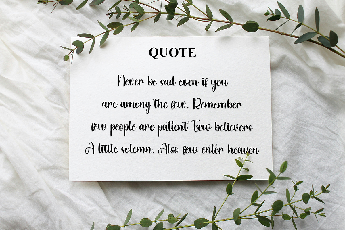 Beauty Angelica, a Handwritten Font by FreshTypeINK (Photo 6 of 8)