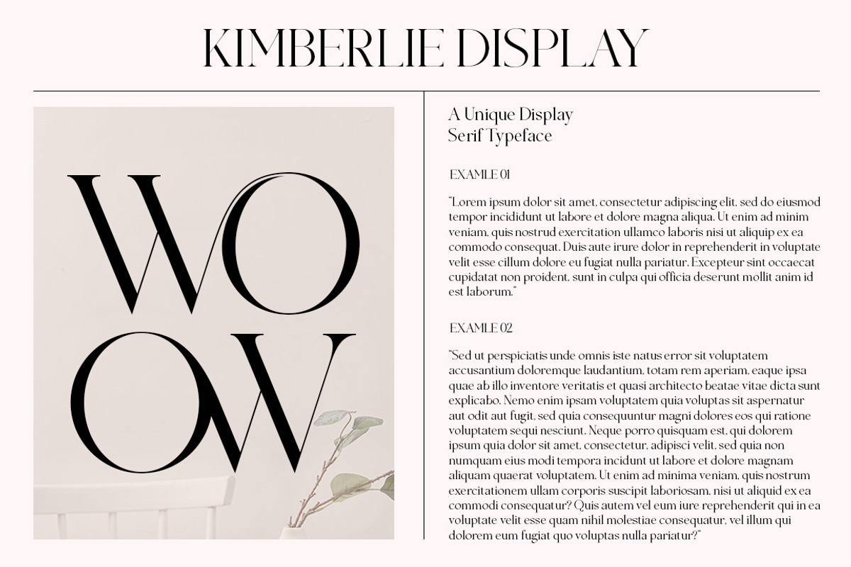 Kimberlie Display, a Serif Font by Attract Studio (Photo 13 of 18)