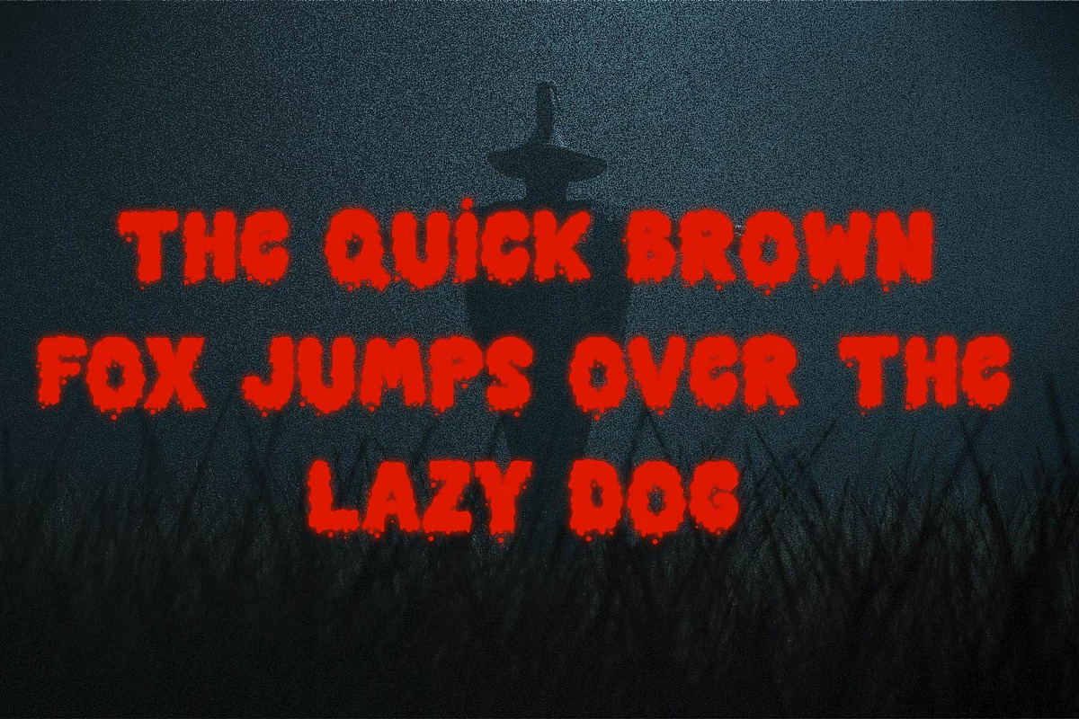 Creeptens - Bloody Night Typeface, a Handwritten Font by PROF STUDIO (Photo 4 of 5)