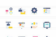 AI Content Creation Flat Multicolor, a Solid Icon by IconBunny (Thumbnail 2 of 2)