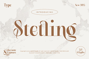 Stetling - Elegant Modern Serif Font