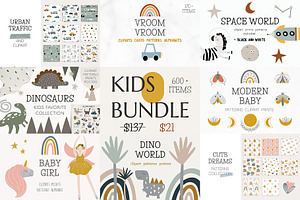 KIDS BUNDLE 85% OFF