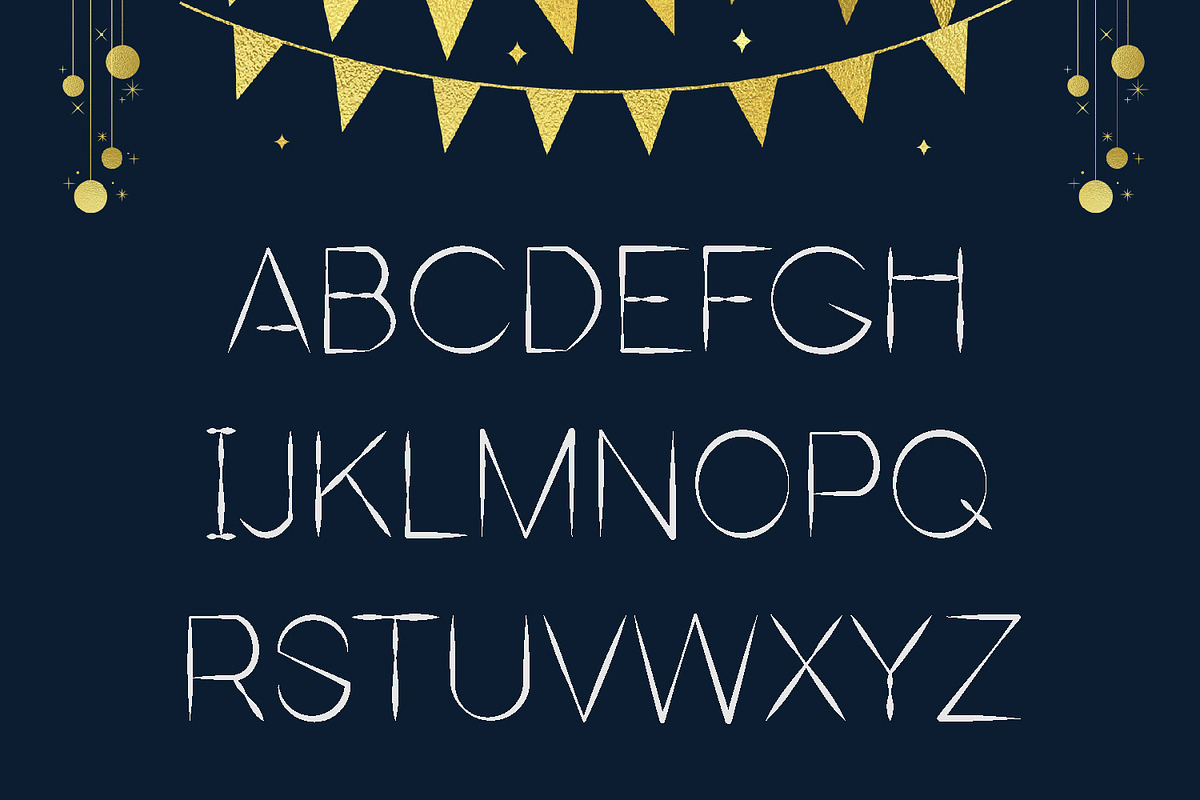 Winter Holidays Sans Serif Font, a Sans Serif Font by Yiru Chen Studio (Photo 3 of 15)