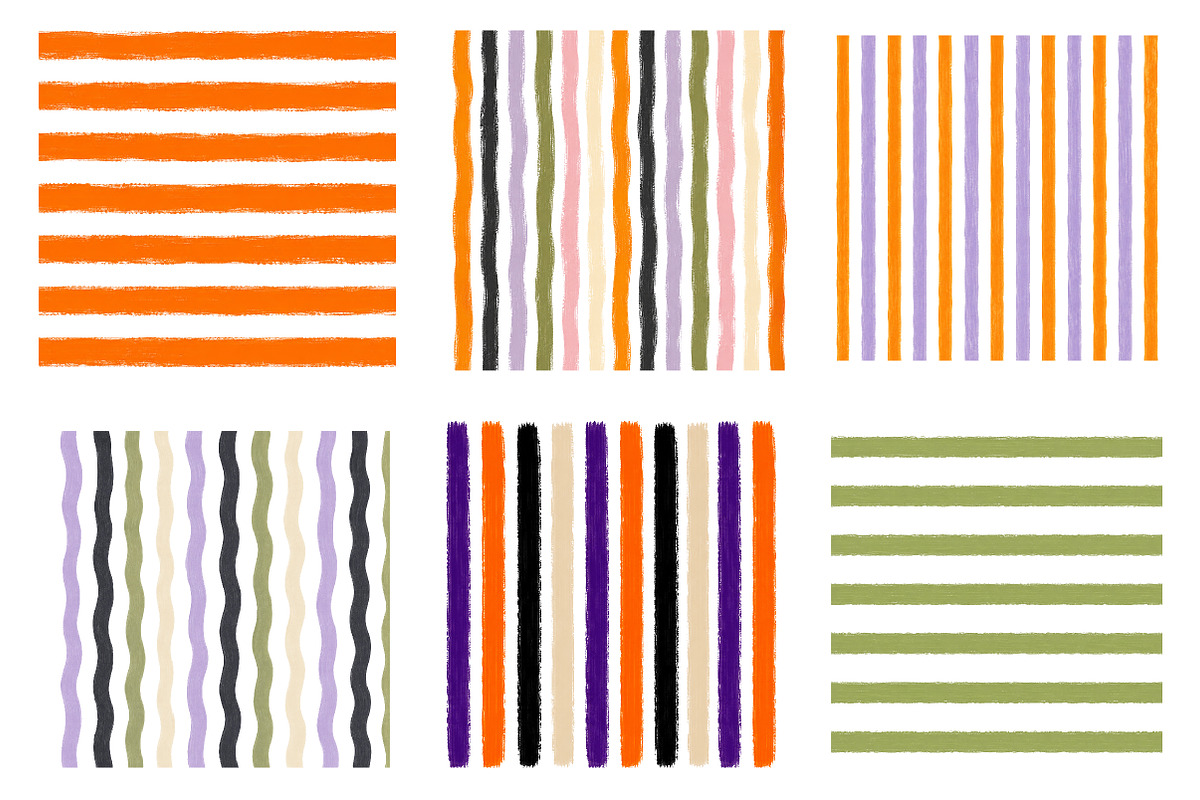 Halloween Striped Background, a Seasonal Illustration by CreationArt (Photo 3 of 4)