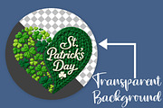 Happy St. Patrick’s Day Heart PNG, an Illustration by Canvas Craft (Thumbnail 2 of 4)