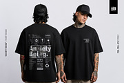Anxiety Being - T-Shirt Design, an Object Graphic by Cmd Project (Thumbnail 6 of 9)