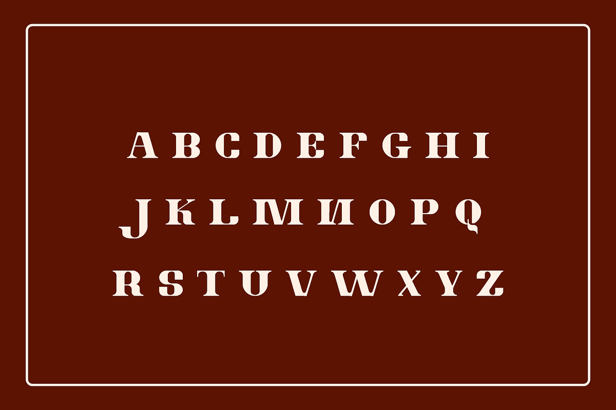 Chicago Retro Geometry Font, a Serif Font by Rasgood (Photo 3 of 5)