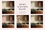 Kitchen Wallpaper Mockup PSD, a Household Mockup by ItsFreakinMockups (Thumbnail 1 of 3)