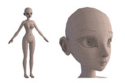 3D Stylized Girl_SG2FC, a Characters & Person 3D Model by LomellRueca (Thumbnail 4 of 11)