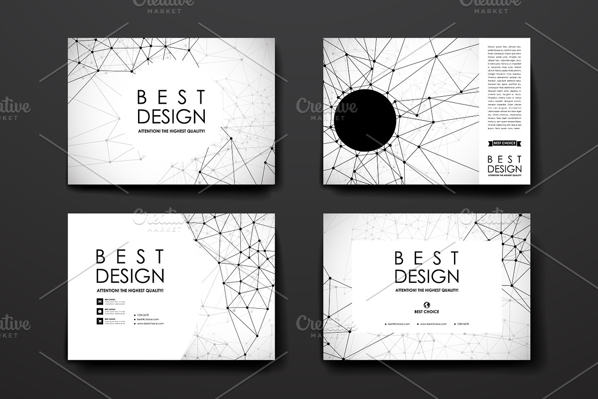 Molecular Structure card templates, a Card Template by Palau (Photo 2 of 3)