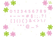 Floral Font, a Symbol Font by LivelyAutumn11.11 (Thumbnail 3 of 4)