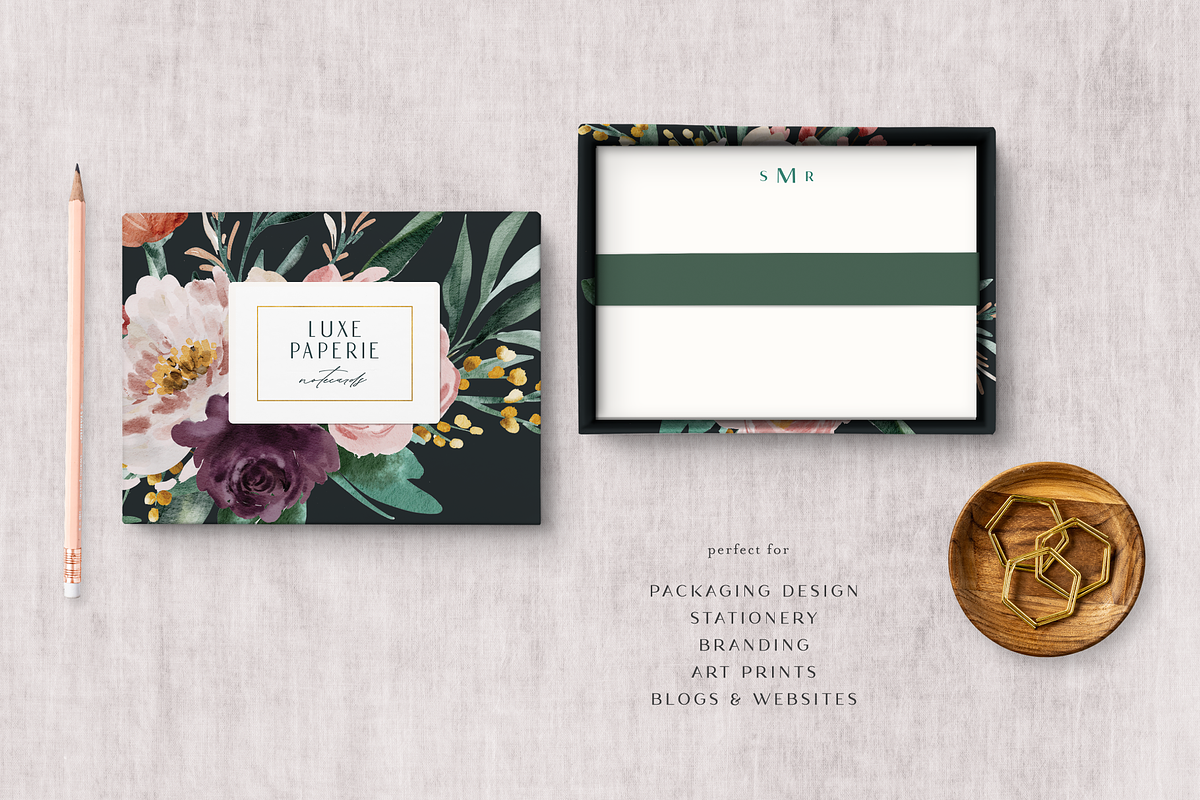 Botanica Watercolor Florals, a Texture Illustration by Opal Creative (Photo 3 of 13)