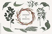 Sage Green Citrus Illustrations, an Object Illustration by Fire Spark Studio (Thumbnail 5 of 9)