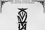 Special Lettering tattoo bundle, a Brush Add-On by ProcreateInk (Thumbnail 7 of 10)