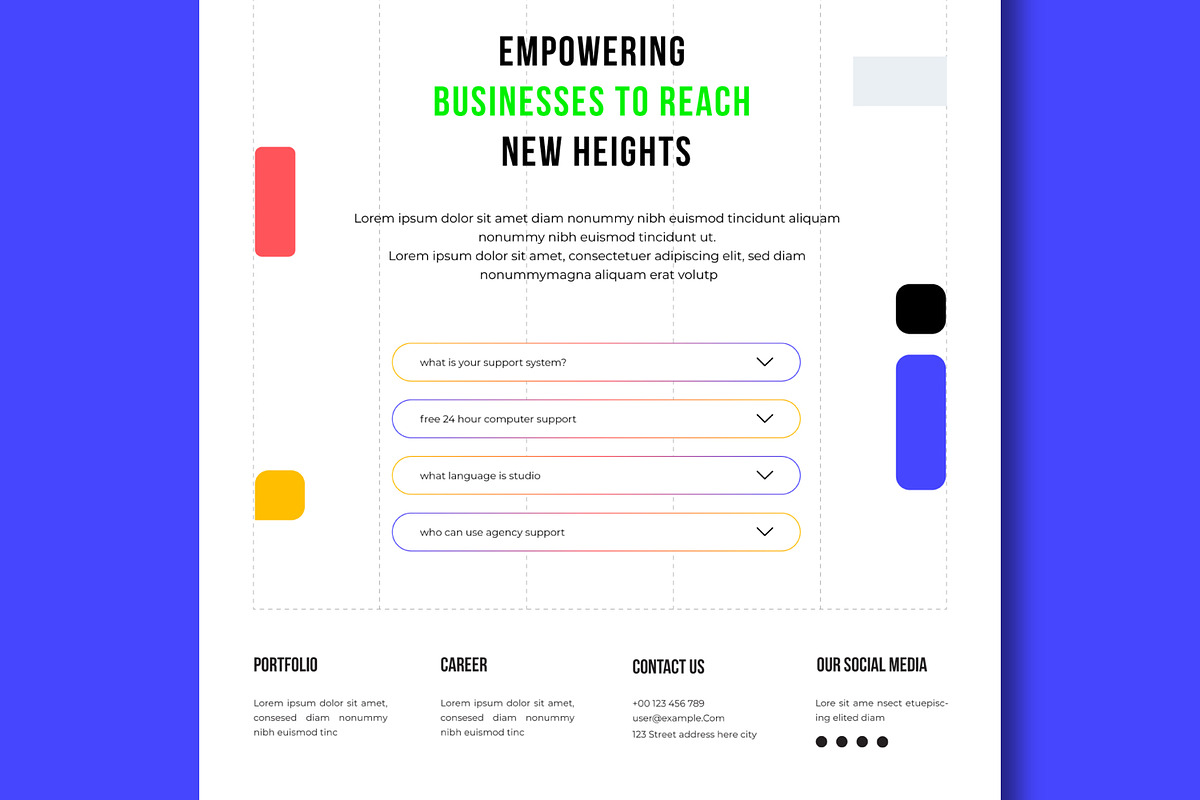 Corporate Landing Page, a Landing Page Template by MightyDesign (Photo 5 of 8)