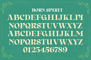 Born Spirit, a Serif Font by Dora Typefoundry (Thumbnail 10 of 11)