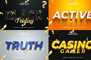 3D Luxury Editable Text Effect Style, a Layer Style Add-On by Md Jahidul99 (Thumbnail 4 of 10)
