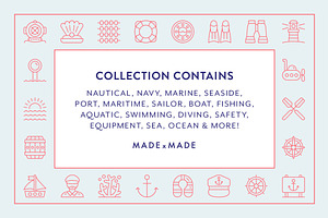 Nautical Line Icons