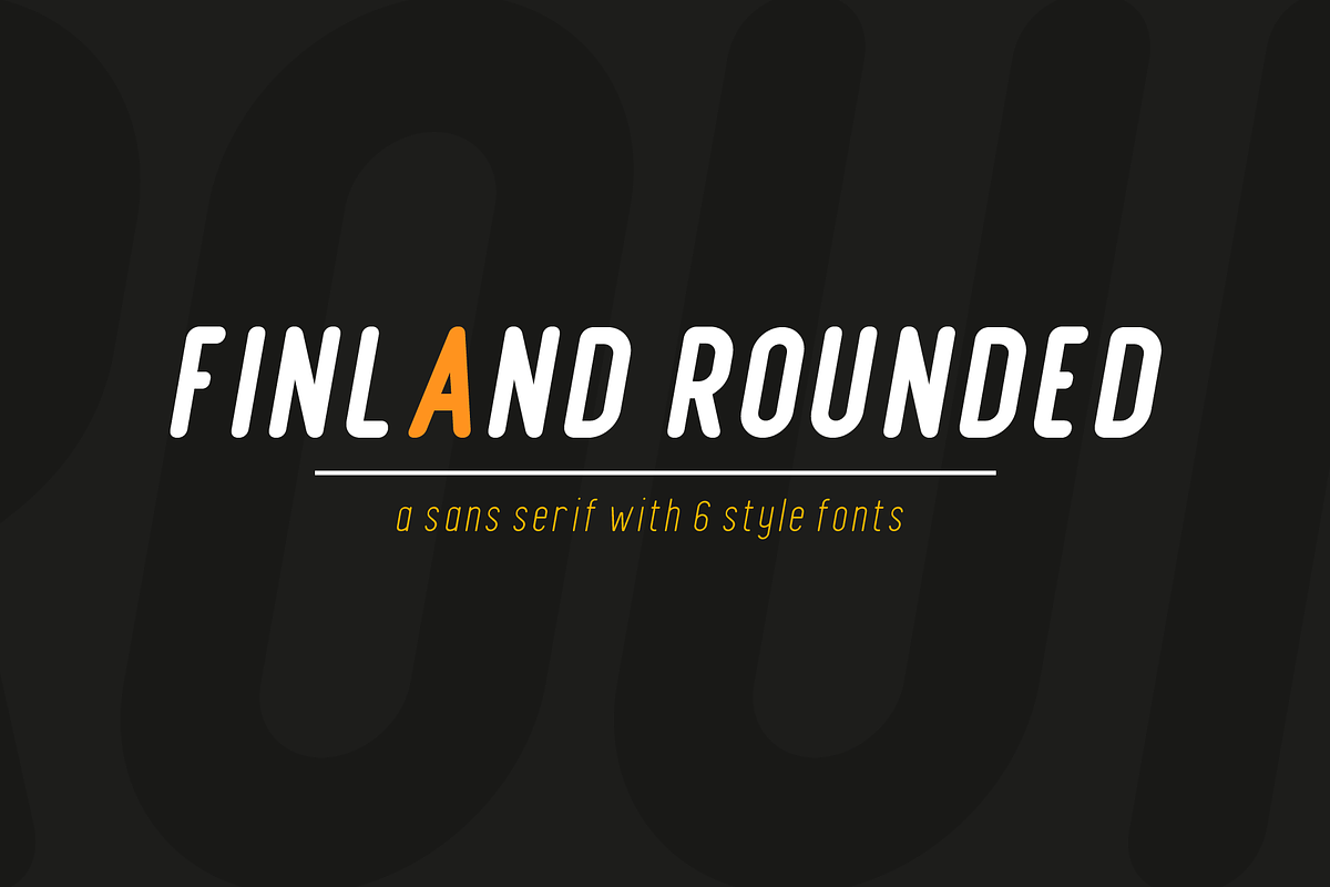 Finland Rounded - Font Family preview 7