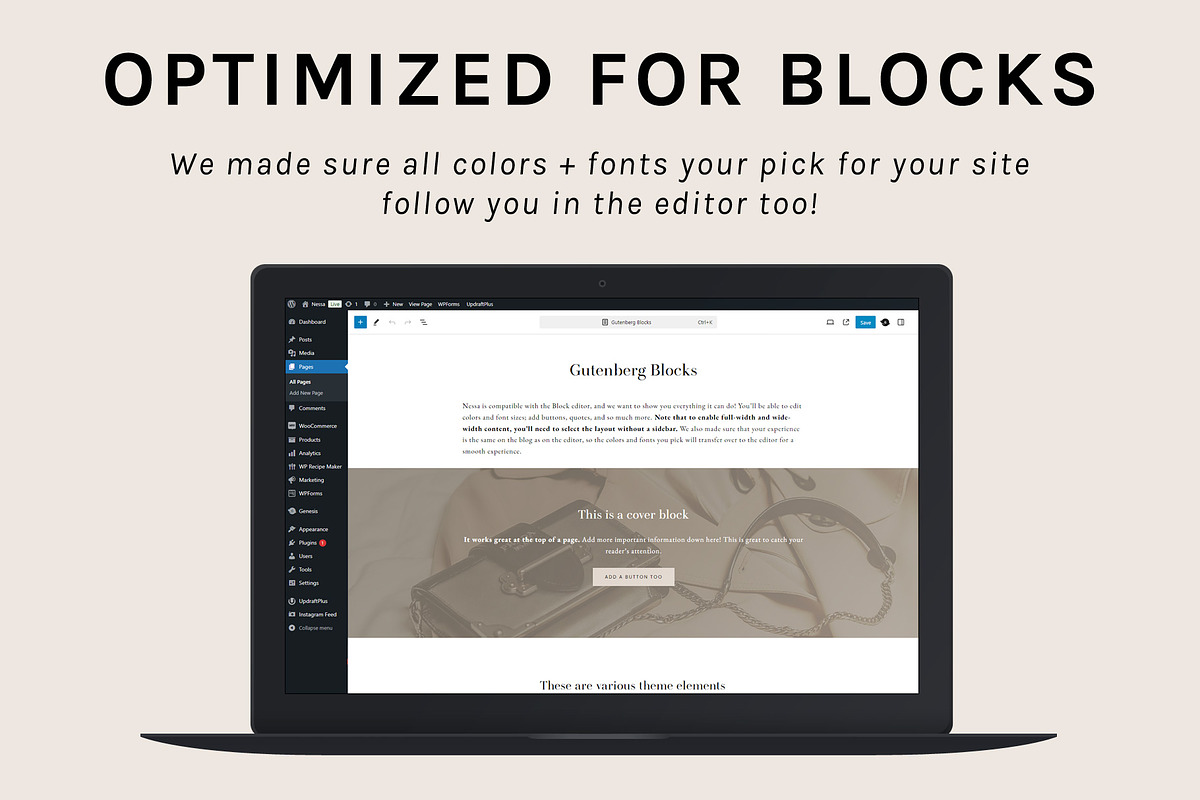 Nessa Theme • Genesis Child Theme, a WordPress Template by Code + Coconut (Photo 6 of 8)