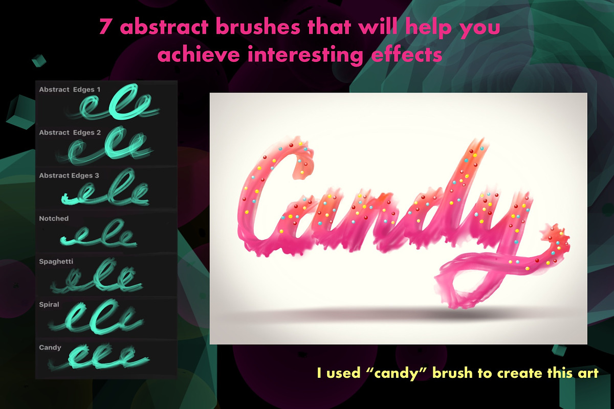 Procreate 3D Lettering Bundle preview 4