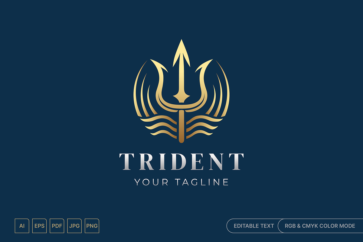 Trident Poseidon Logo, a Branding & Logo Template by muhisya (Photo 2 of 2)