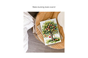 Watercolor Trees, Fruit Trees, Set 1, a Decorative Illustration by Kat's Artful Creations (Thumbnail 4 of 9)
