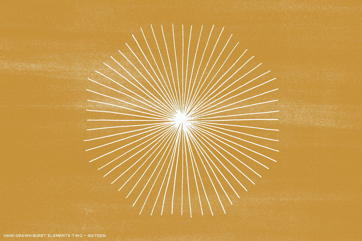 36 hand-drawn burst elements, an Object Graphic by The Shop (Photo 11 of 25)