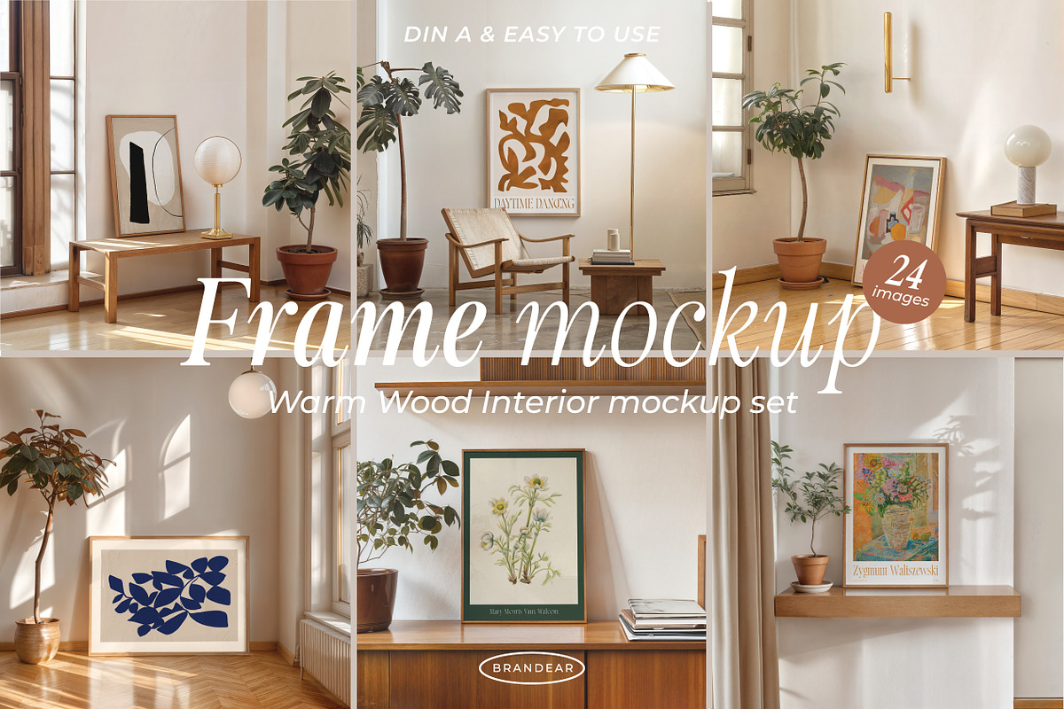 Natural Interior | 24 Frame Mockups, a Household Mockup by Brandear Design (Photo 1 of 11)