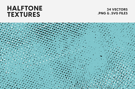 Vector Halftone Textures, a Texture Graphic by Tugcu Design Co.