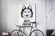 Breeds of dogs - watercolor. Part 3, an Animal Illustration by KatBranchArt (Thumbnail 5 of 5)