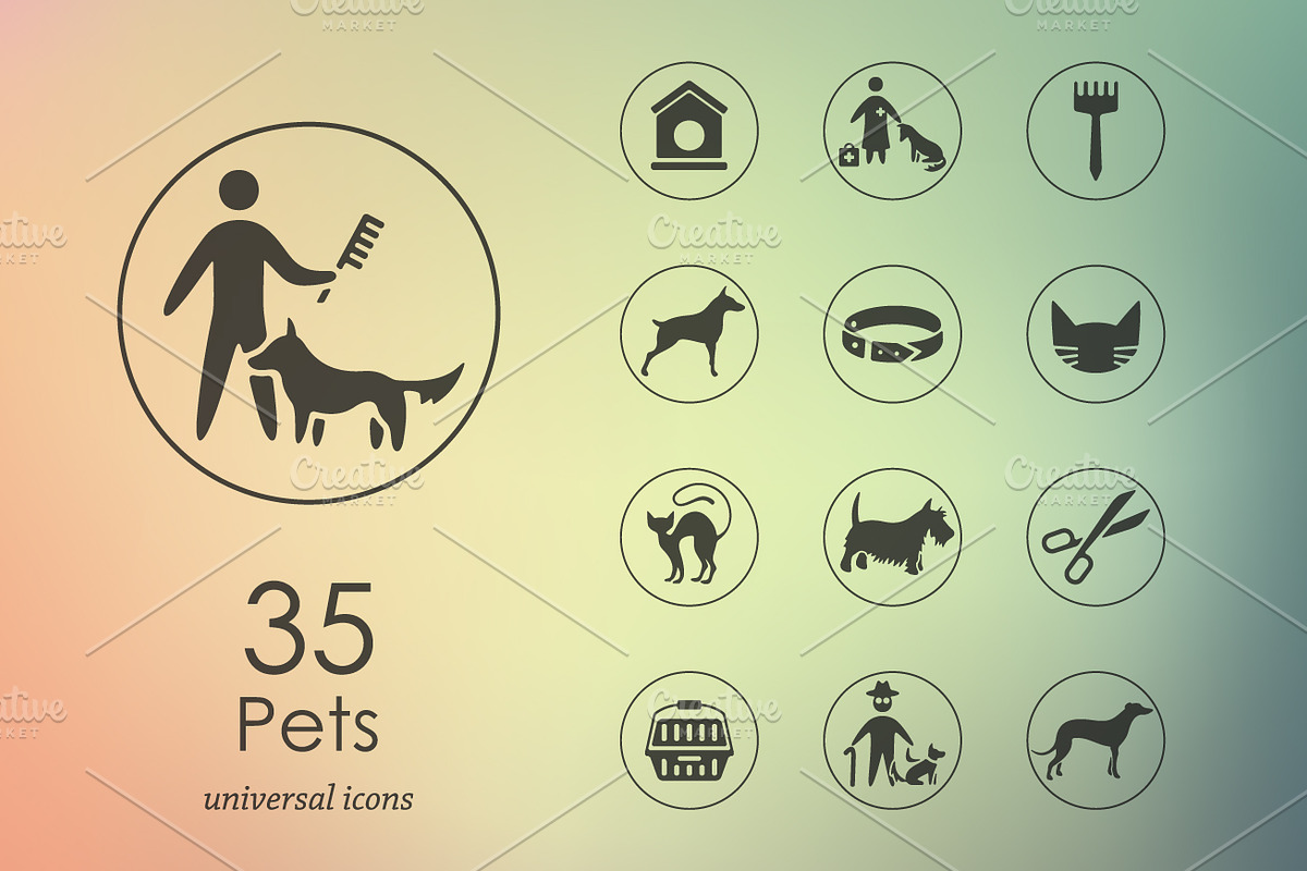 35 pets icons, an Icon by Palau