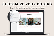 Marley Theme • Genesis Child Theme, a WordPress Template by Code + Coconut (Thumbnail 2 of 8)